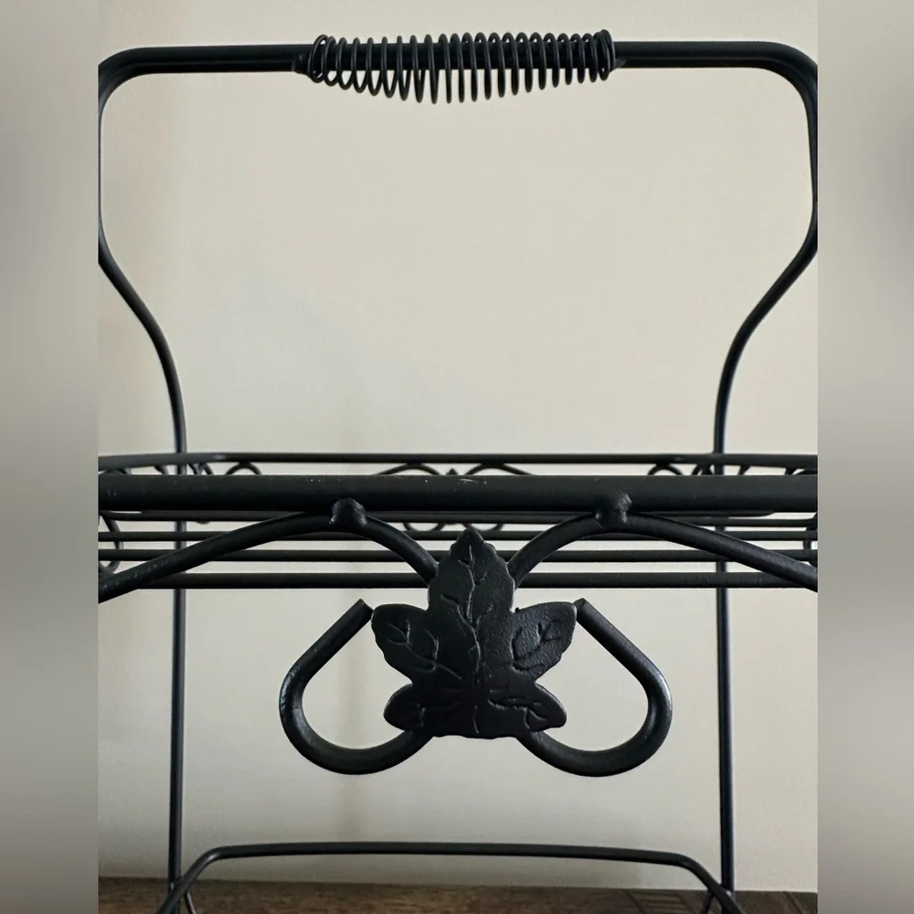 Longaberger Wrought Iron 2 Tier Serving Rack/Stand